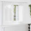 vidaXL Cortinas de gasa con trabillas 2 uds. color blanco 140x175 cm