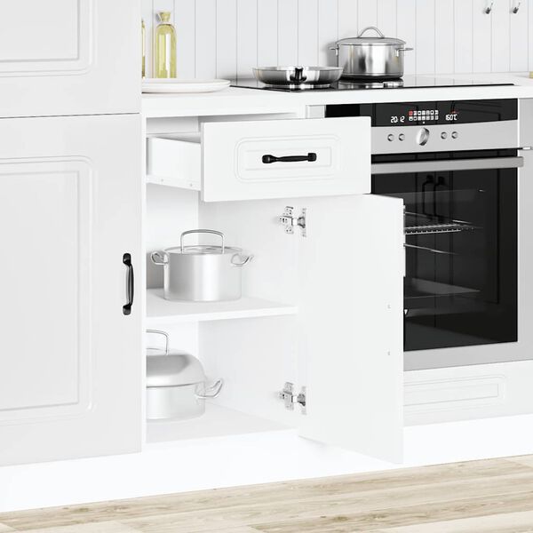 vidaXL Mueble bajo de cocina Kalmar madera de ingenier&iacute;a blanca