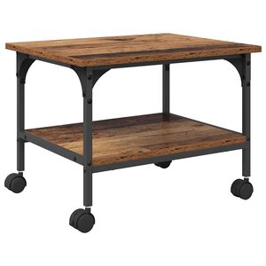 vidaXL Soporte para Impresora Madera Vieja 50 x 40 x 38 cm