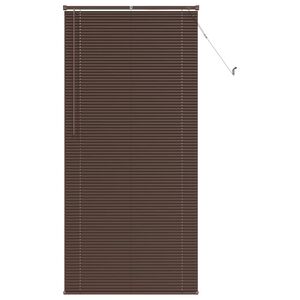 vidaXL Persiana Veneciana Marr&oacute;n Oscuro con Patr&oacute;n 213 x 70 cm PVC