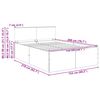 vidaXL Estructura de cama con cabecera Roble Sonoma 150 x 200 cm