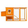 vidaXL Gallinero de madera con 1 jaula para huevos