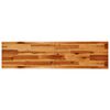 vidaXL Mesa consola con borde vivo madera maciza acacia 140x40x80 cm