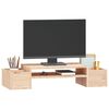 vidaXL Soporte para monitor madera maciza de pino 70x27,5x15 cm