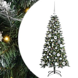 vidaXL &Aacute;rbol de Navidad artificial Verde 120 cm PVC, Pl&aacute;stico y Acero