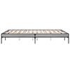 vidaXL Estructura cama madera ingenier&iacute;a metal gris Sonoma 160x200 cm