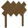 vidaXL Cabecero de cama madera maciza de pino marr&oacute;n miel 92x3x81 cm