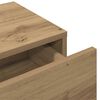 vidaXL Estante de pared cajones madera contrachapada roble artesanal