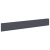 vidaXL Borde de C&eacute;sped 10 uds. 100 x 15 cm Acero Gris antracita