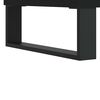 vidaXL Mesa de centro madera contrachapada negro 60x44,5x45 cm