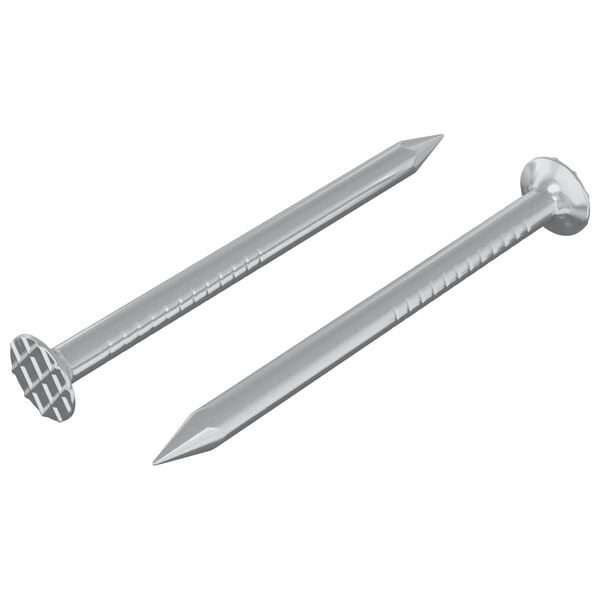 vidaXL Clavos para Madera 2 pcs Plateado &Oslash; 3 x 15 mm Metal