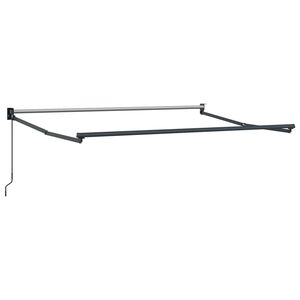 vidaXL Estructura de toldo retr&aacute;ctil manual Antracita 2,5 x 2 m