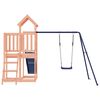 vidaXL Parque infantil de exterior madera maciza Douglas