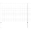 vidaXL Valla salvaje exterior con postes 25 x 1,5 m Acero Galvanizado