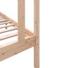 vidaXL Estructura de cama madera maciza de pino 90x200 cm