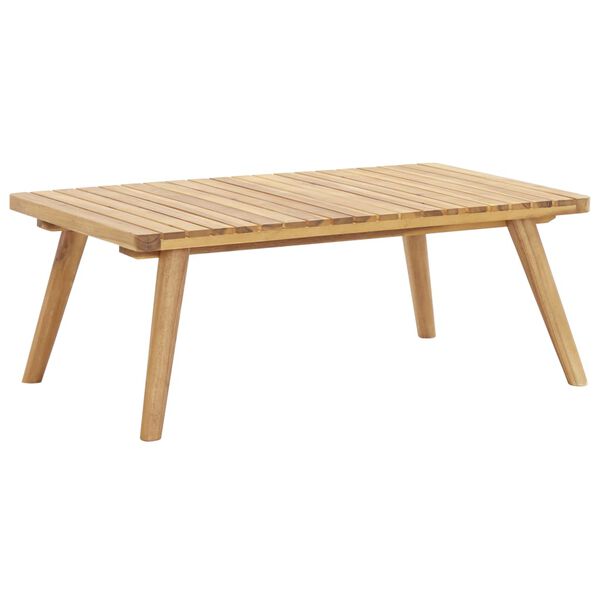 vidaXL Set de muebles de jard&iacute;n 4 piezas con cojines madera de acacia