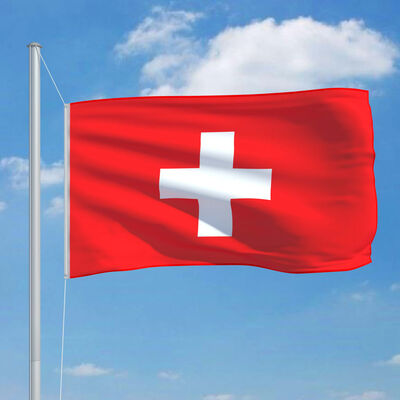 vidaXL Bandera de Suiza 90x150 cm