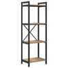 vidaXL Estante de libros 40 x 30 x 119 cm Madera de ingenier&iacute;a