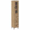 vidaXL Alacena Roble artisan 34,5 x 34 x 180 cm Madera de ingenier&iacute;a
