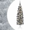 vidaXL &Aacute;rbol de Navidad artificial estrecho con bolas 180 cm 300 LED