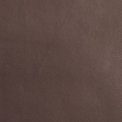 vidaXL Banco de cuero sintético marrón 100x75x76 cm