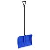 vidaXL Pala para nieve metal azul 147 cm