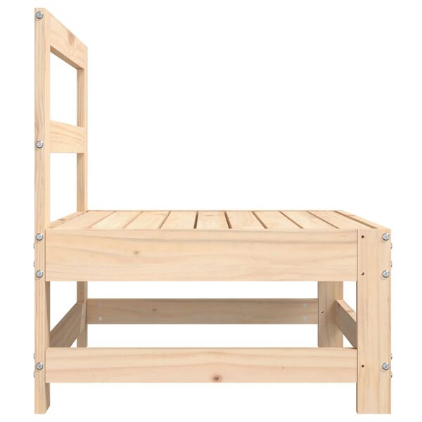 vidaXL Sof&aacute; central de jard&iacute;n madera maciza de pino