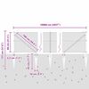 vidaXL Poste de Valla Verde 100 x 0,8 m (malla de 13 mm) Acero y PVC