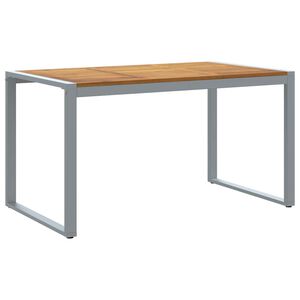 vidaXL Mesa de jard&iacute;n con patas en U madera maciza acacia 148x80x75 cm