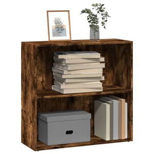 vidaXL Estanter&iacute;a madera de ingenier&iacute;a roble ahumado 80x30x77 cm