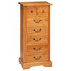 vidaXL Cajonera Natural 45 x 35 x 100,5 cm Madera de Caoba S&oacute;lida