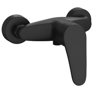 vidaXL Grifo Mezclador de Ducha Negro G 1 / 2 pulgadas