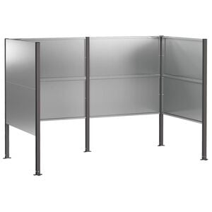 vidaXL Pantalla para contenedor de basura 167 x 85 x 113 cm