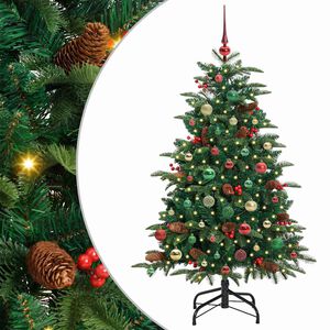 vidaXL &Aacute;rbol de Navidad artificial Verde 150 cm PVC, Metal y Pl&aacute;stico