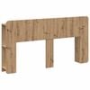 vidaXL Cabecero con armario Roble artisan 160 cm Madera de Ingenier&iacute;a