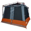 vidaXL Tienda interior Gris y naranja 291 x 291 x 240 cm tafet&aacute;n