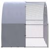 vidaXL Gallinero de exterior de acero galvanizado 3x2x2 m