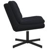 vidaXL Sill&oacute;n Relax giratorio Negro 63 x 75 x 76 cm Terciopelo