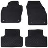 vidaXL Alfombrilla de Coche 4 pcs Negro VW T-CROSS TPE