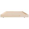 vidaXL Estructura de cama sin colch&oacute;n madera maciza pino 75x190 cm