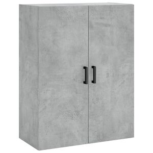 vidaXL Armario de pared gris hormig&oacute;n 69,5x34x90 cm