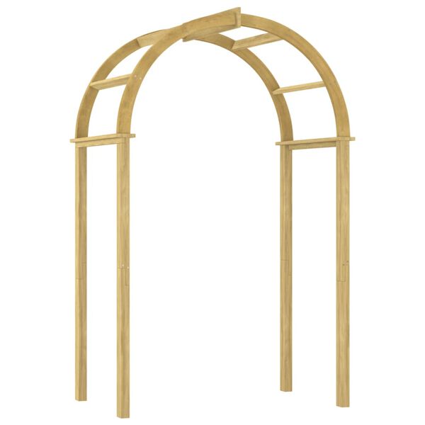 vidaXL Arco de madera de pino macizo impregnado 141x97x243 cm