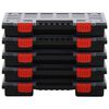 vidaXL Cajas de accesorios 5 unidades polipropileno 34,5x25x5 cm