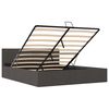vidaXL Cama canap&eacute; hidr&aacute;ulica de almacenaje sin colch&oacute;n gris 180x200cm