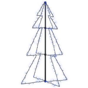 vidaXL &Aacute;rbol de Navidad 160 LEDs interior y exterior 78x120 cm