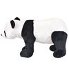 vidaXL Oso panda de peluche de pie negro y blanco XXL