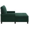 vidaXL Sill&oacute;n reclinable Verde oscuro 91 x 157 x 91 cm Terciopelo