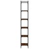 vidaXL Librer&iacute;a 6 estantes madera ingenier&iacute;a roble marr&oacute;n 40x30x188 cm