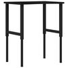 vidaXL Banco de trabajo madera roble marr&oacute;n oscuro 80x60x(71,5-98) cm