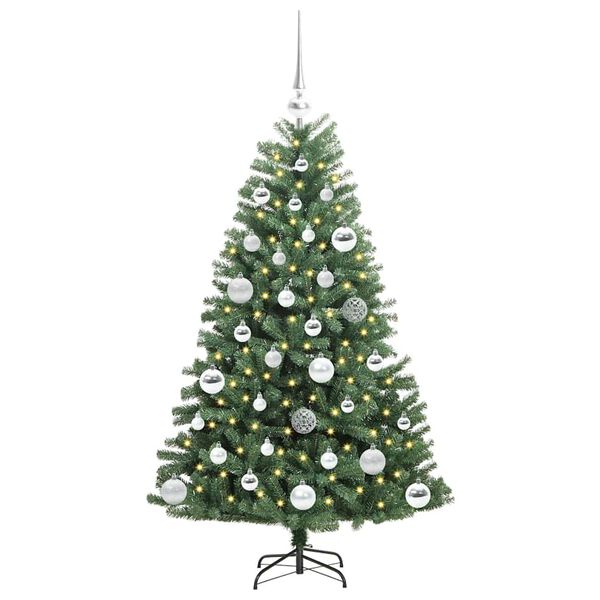 vidaXL &Aacute;rbol de Navidad artificial con ramas articuladas Verde 120 cm